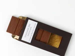 Tablette chocolat au lait origine : Tanzanie 38% cacao