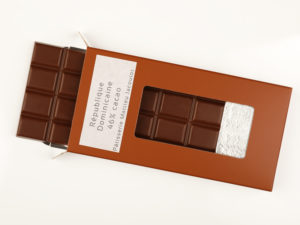 Tablette chocolat au lait origine : République Dominicaine 46% cacao