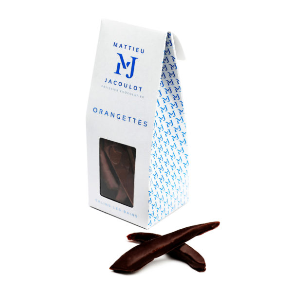 Orangettes au chocolat spécialité de la pâtisserie Jacoulot à Salins-les-Bains dans le Jura